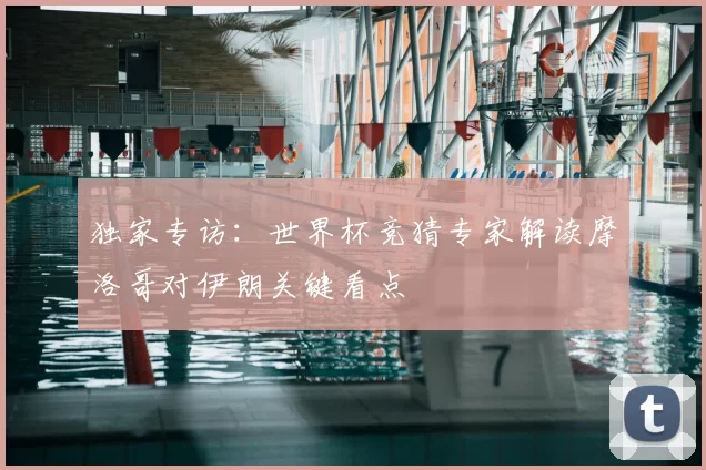 独家专访：世界杯竞猜专家解读摩洛哥对伊朗关键看点